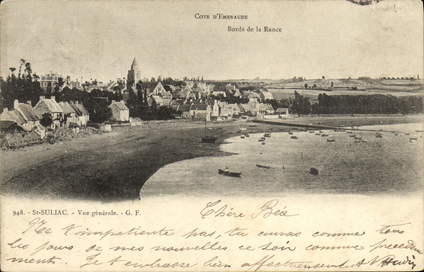 CPA St Suliac Vue generale