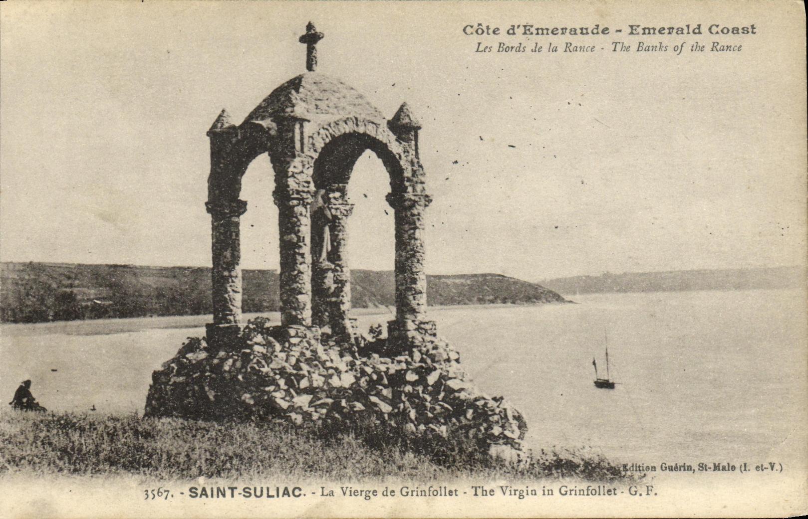 POSTAL Suliac santo de la VENDIMIA la Virgen de Grinfollet