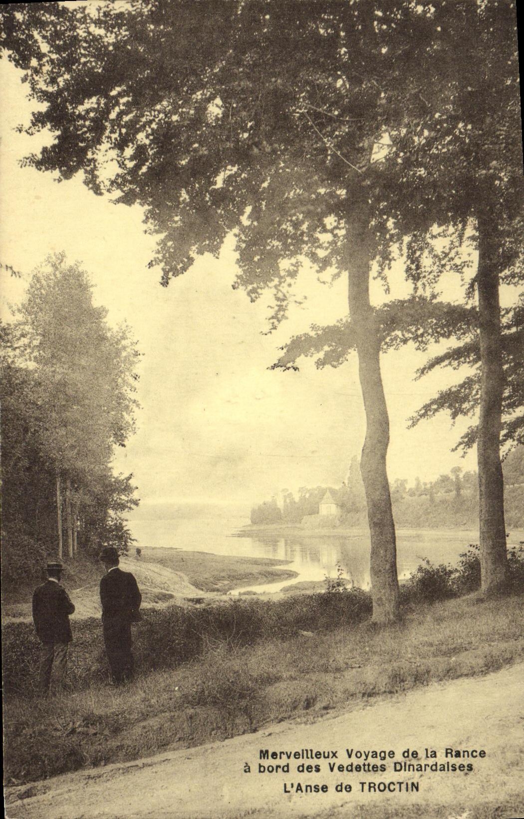 POSTAL L manija de la VENDIMIA de Troctin