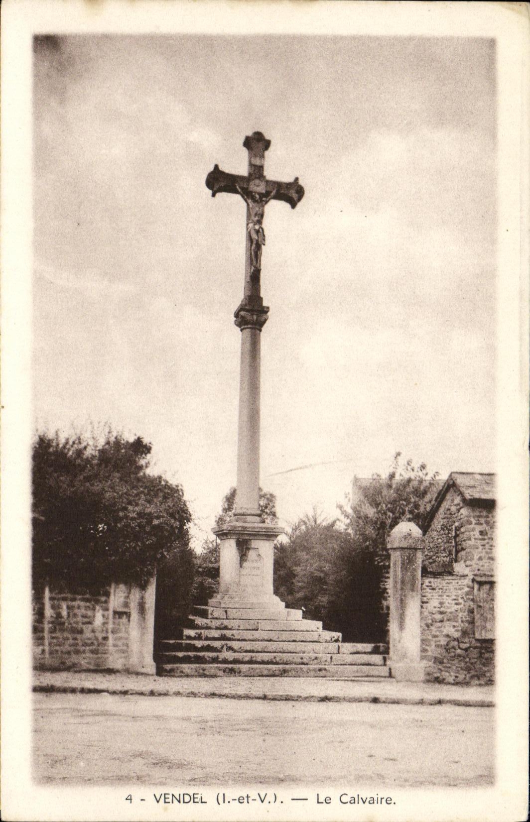 POSTAL Vendel de la VENDIMIA el martirio