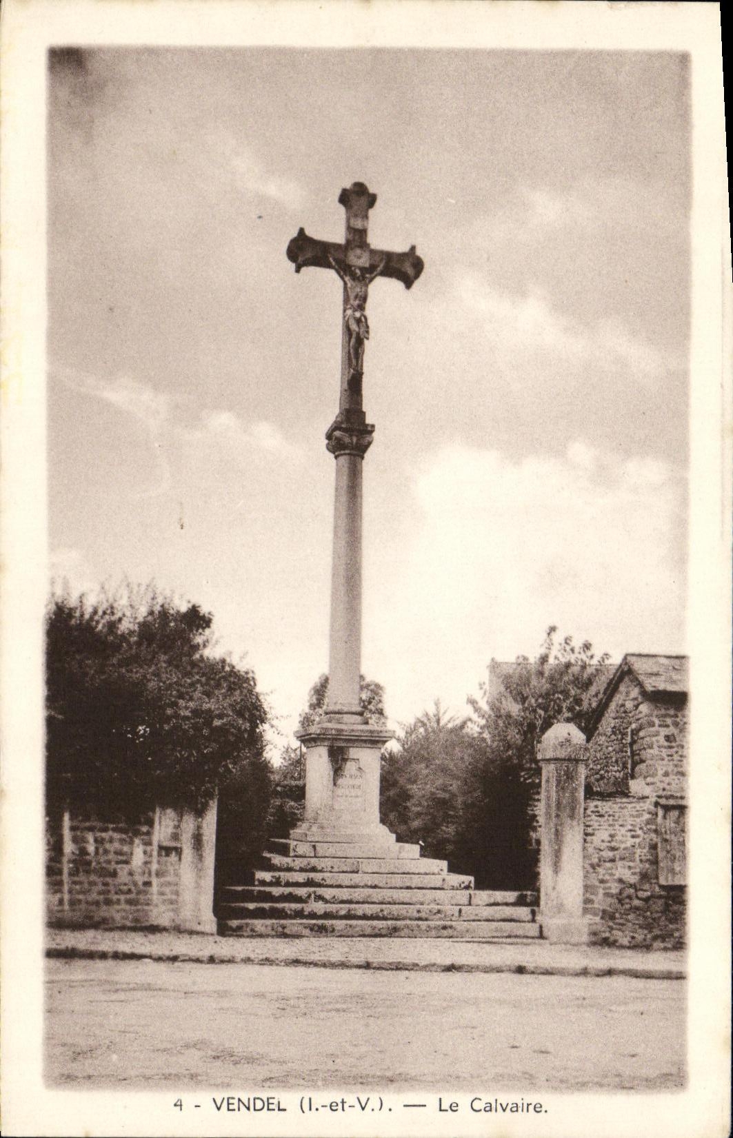 CPA Vendel Le Calvaire