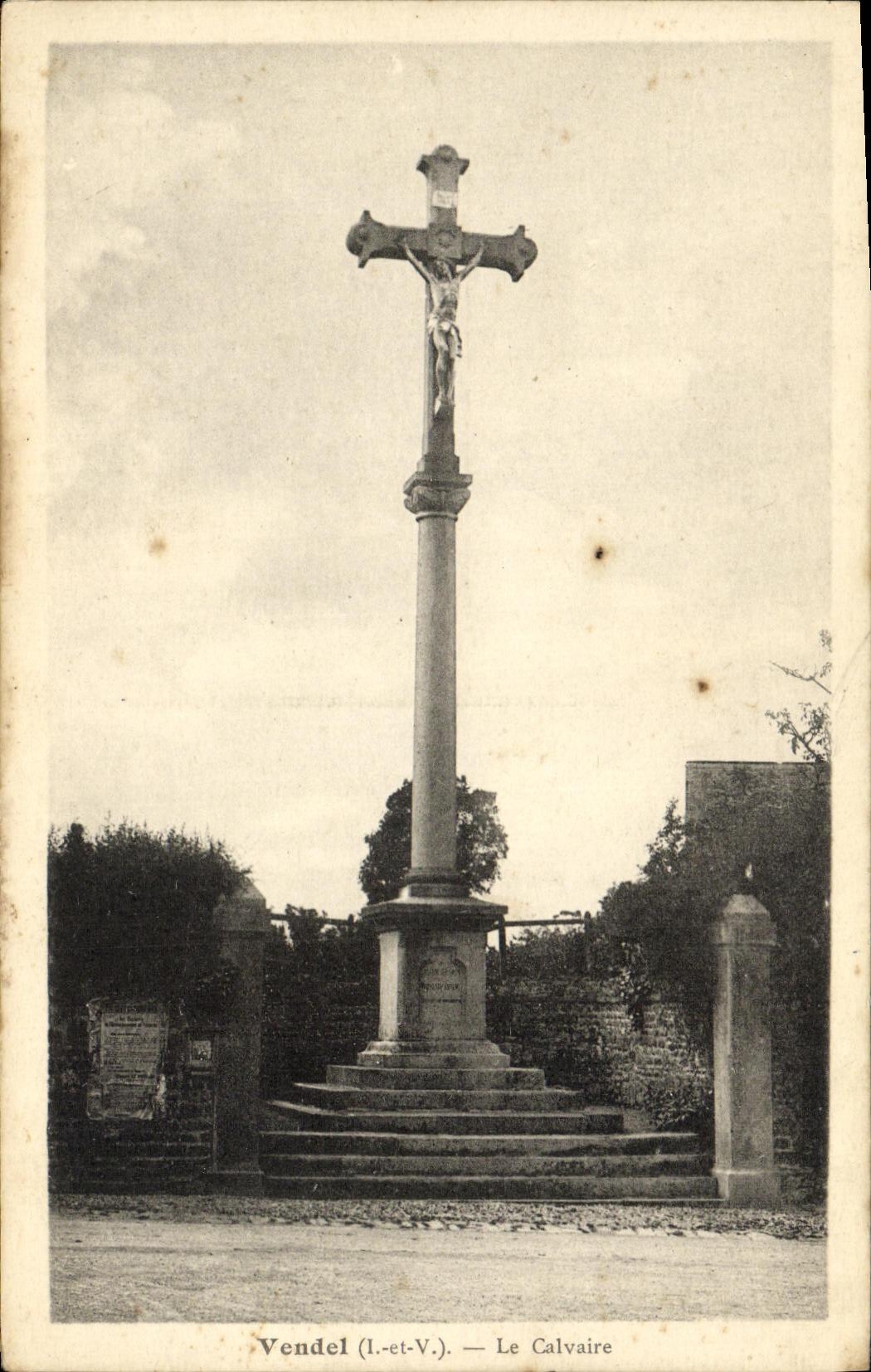 CPA Vendel Le Calvaire