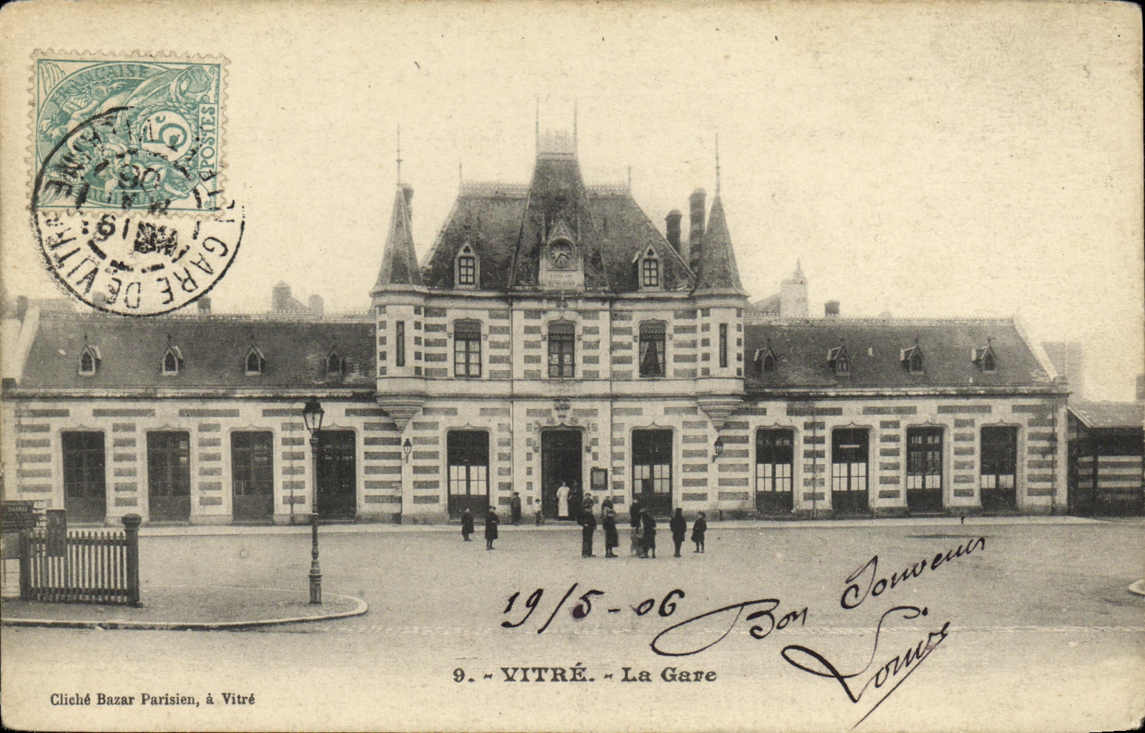 CPA Vitre La Gare