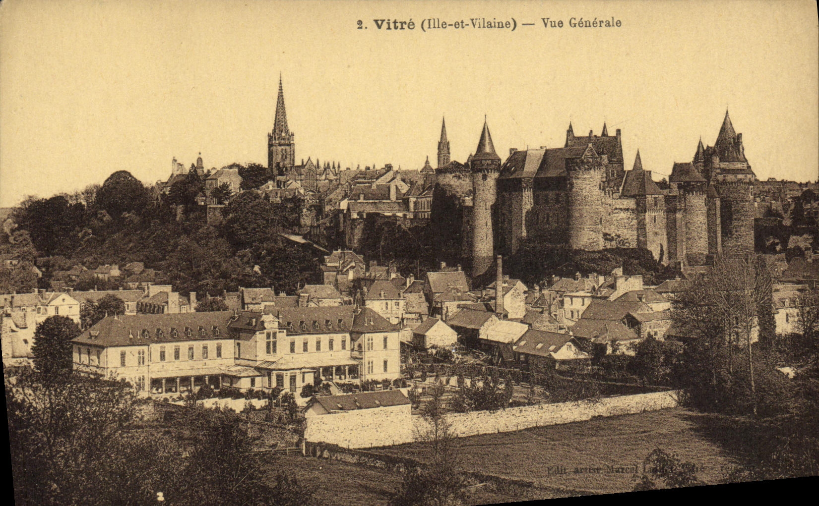 CPA Vitre Vue Generale