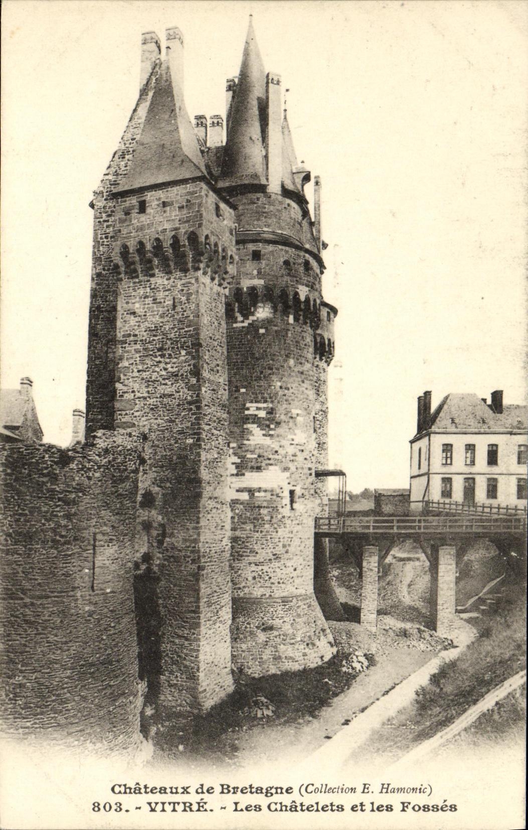 Cristal Chatelets de la POSTAL de la VENDIMIA y hoyos