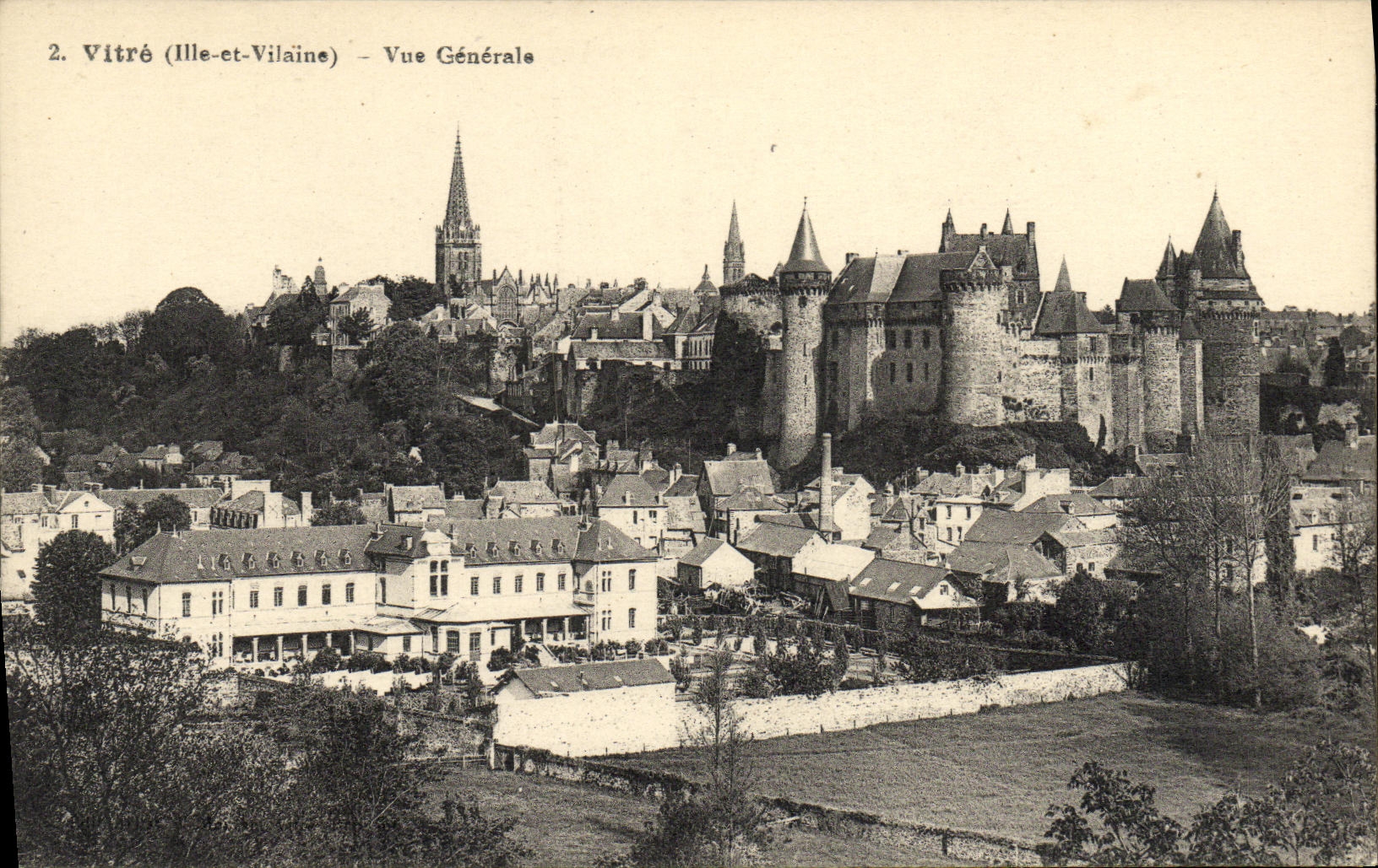 CPA Vitre Vue Generale