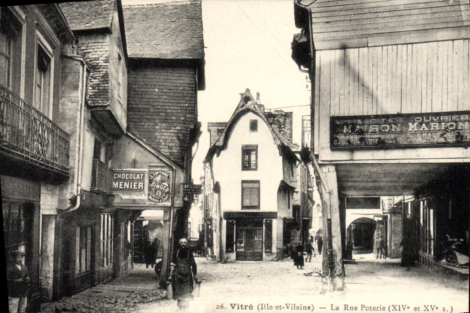 CPA Vitre La Rue Poterie