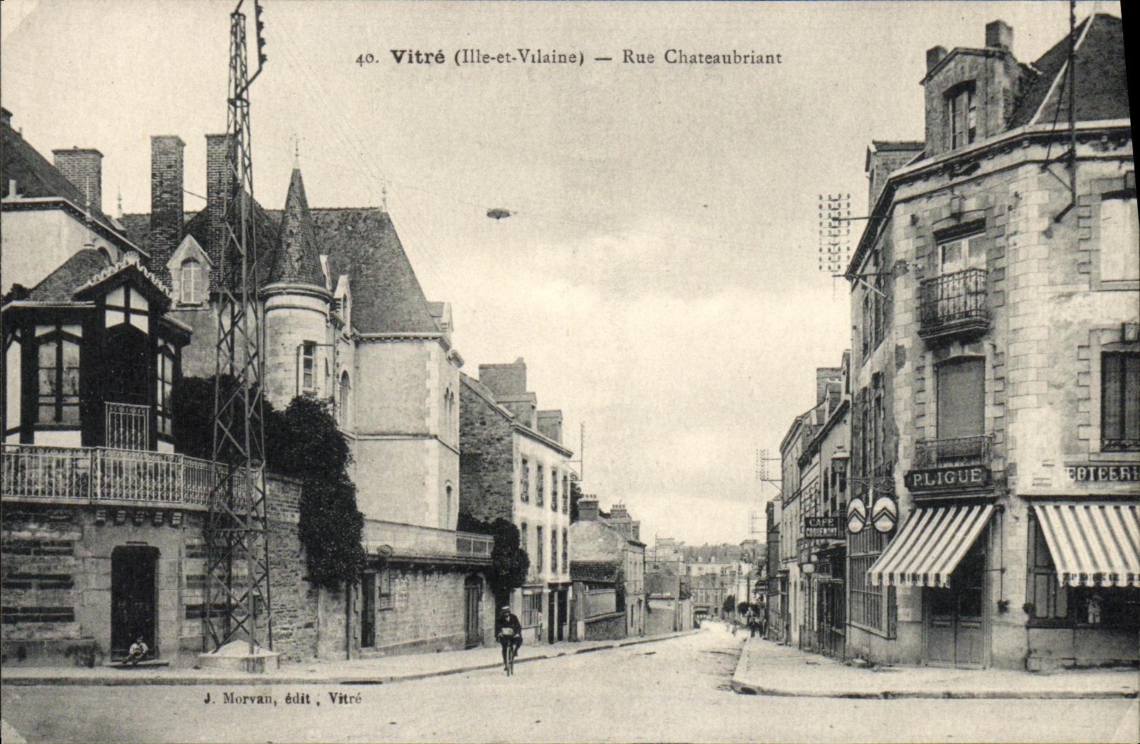 CPA Vitre Rue Chateaubriant