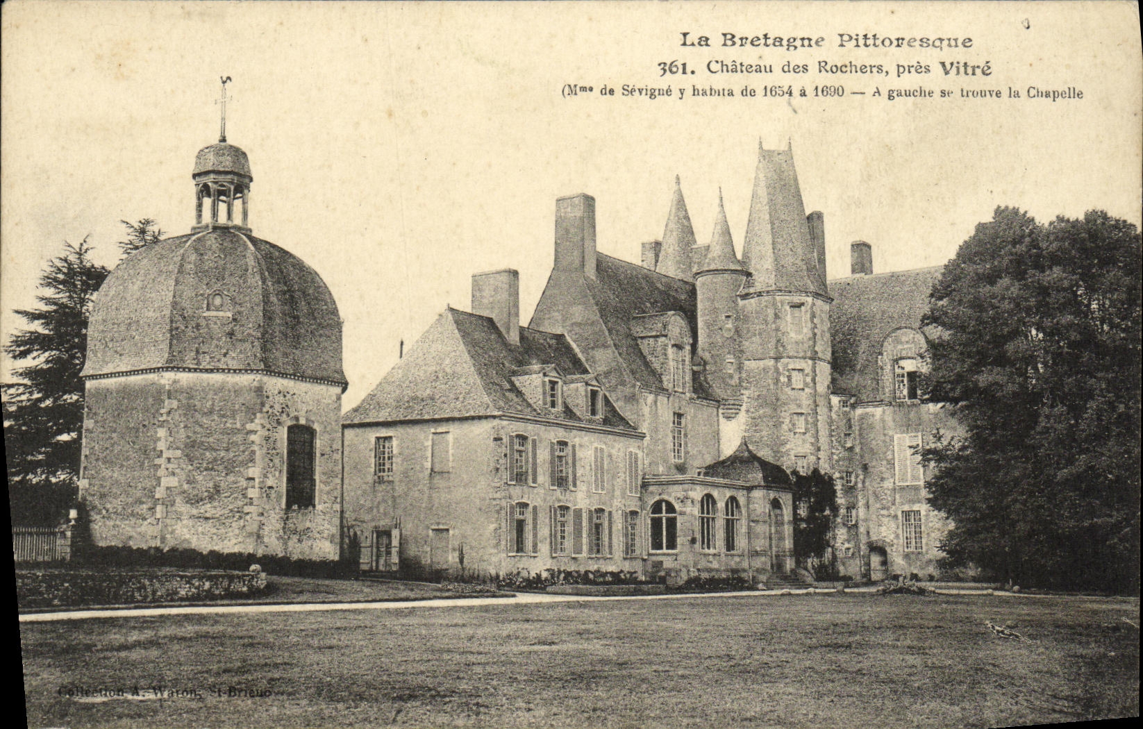 CPA Chateau des Rochers pres Vitre