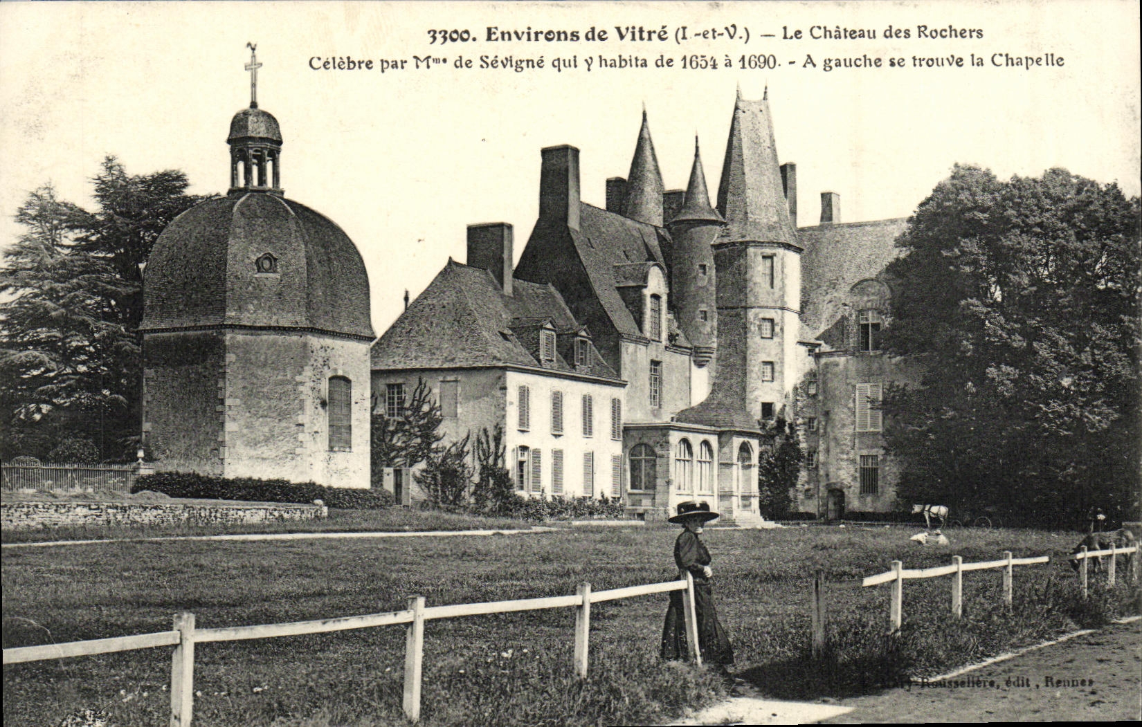 Alrededores de la POSTAL de la VENDIMIA del cristal el jardin el castillo de las rocas