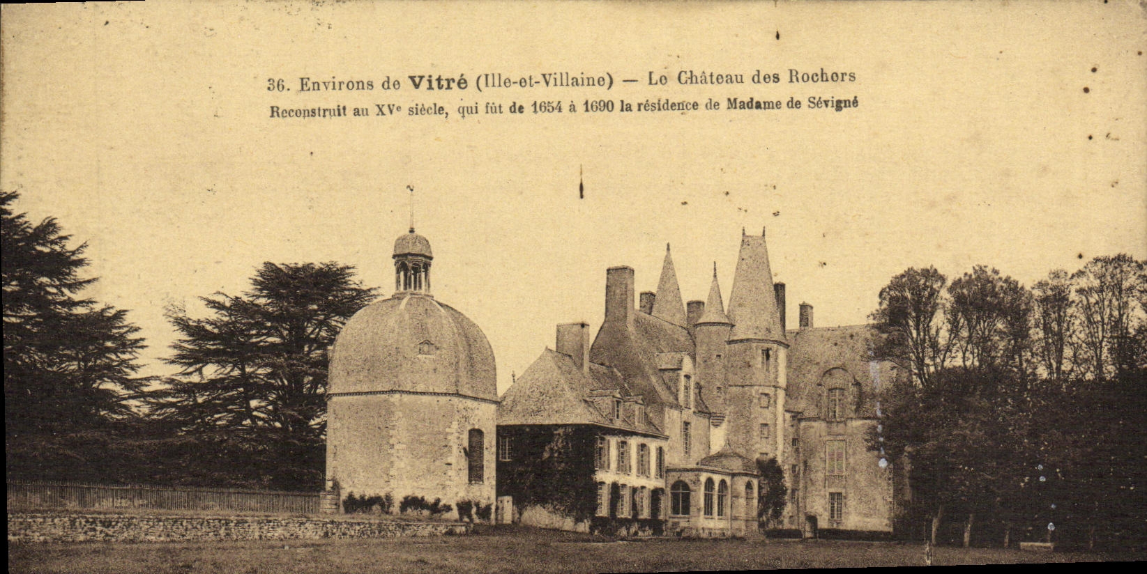 CPA Vitre Le Chateau des Rochers