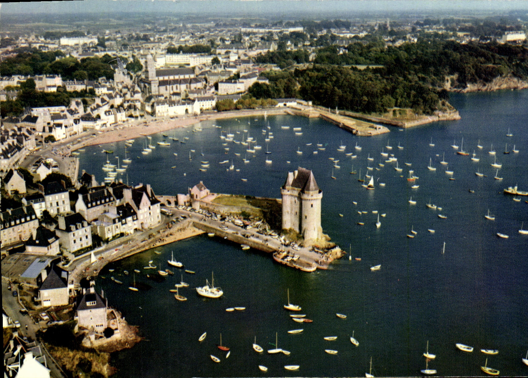 MODERN CARD Holy Malo View On the Port and the City