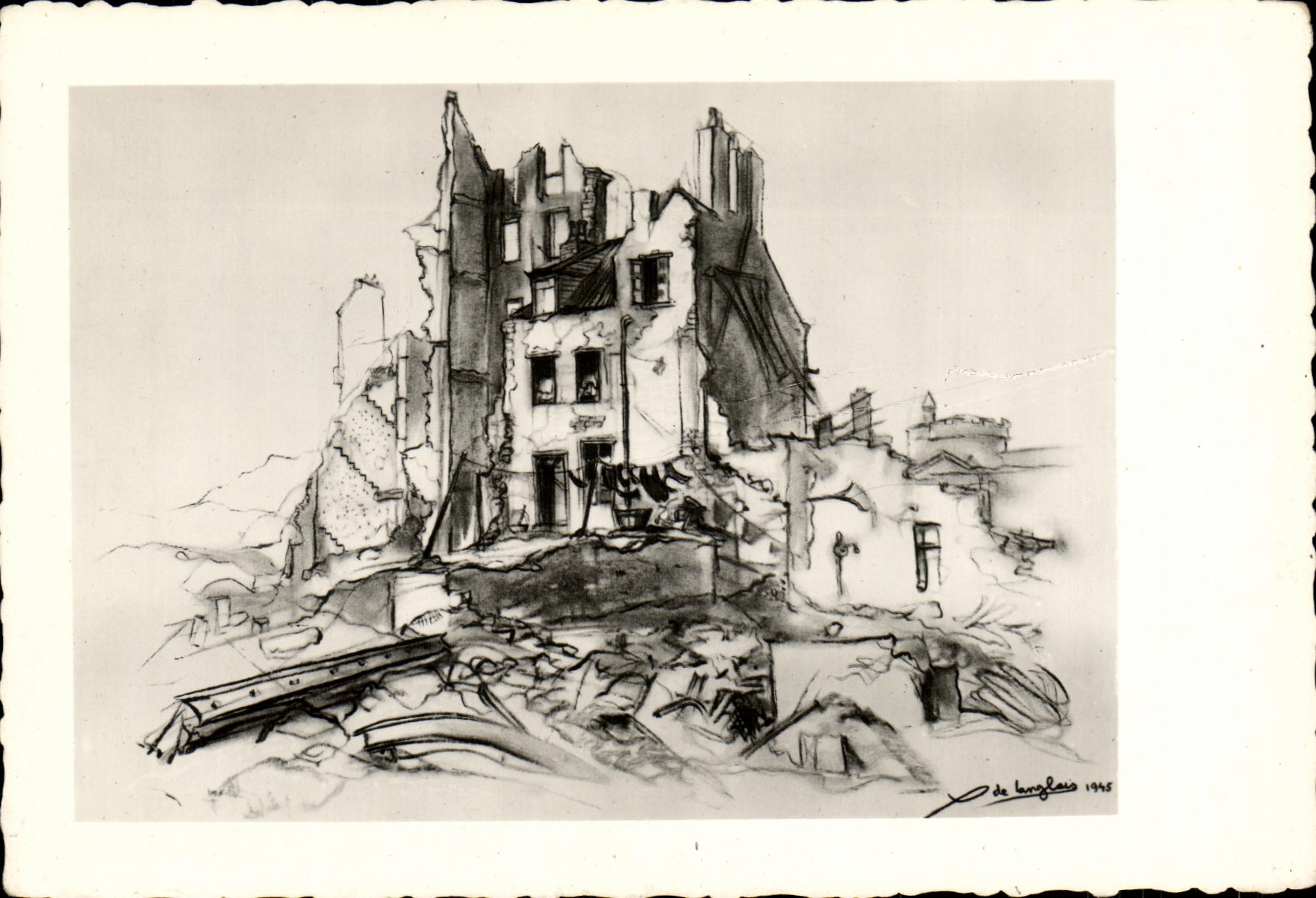 CPM Saint Malo La Rue Broussais