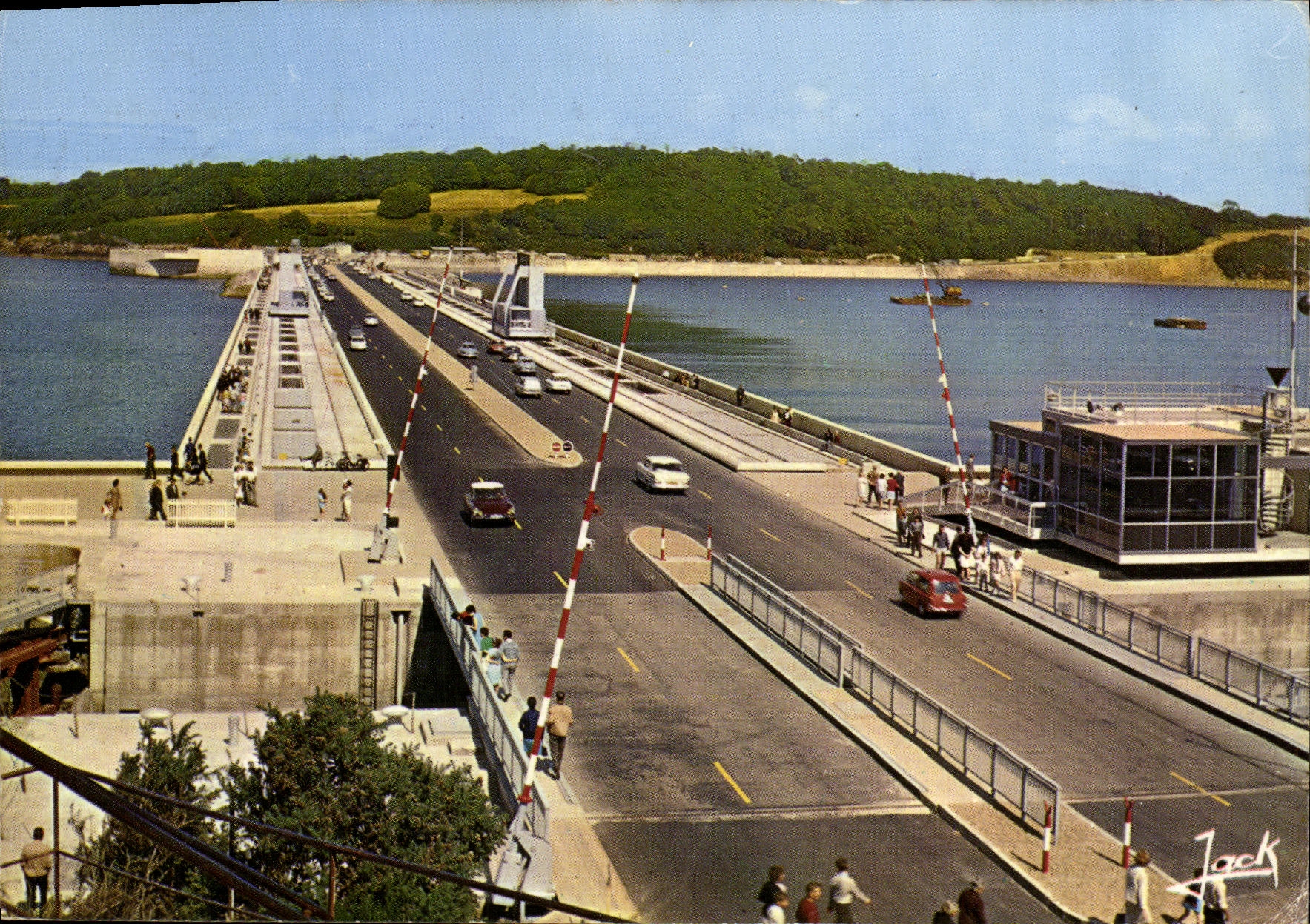 MODERN CARD Holy Malo St Servain Dinard Stopping of L tidal power plant of the Rancid one