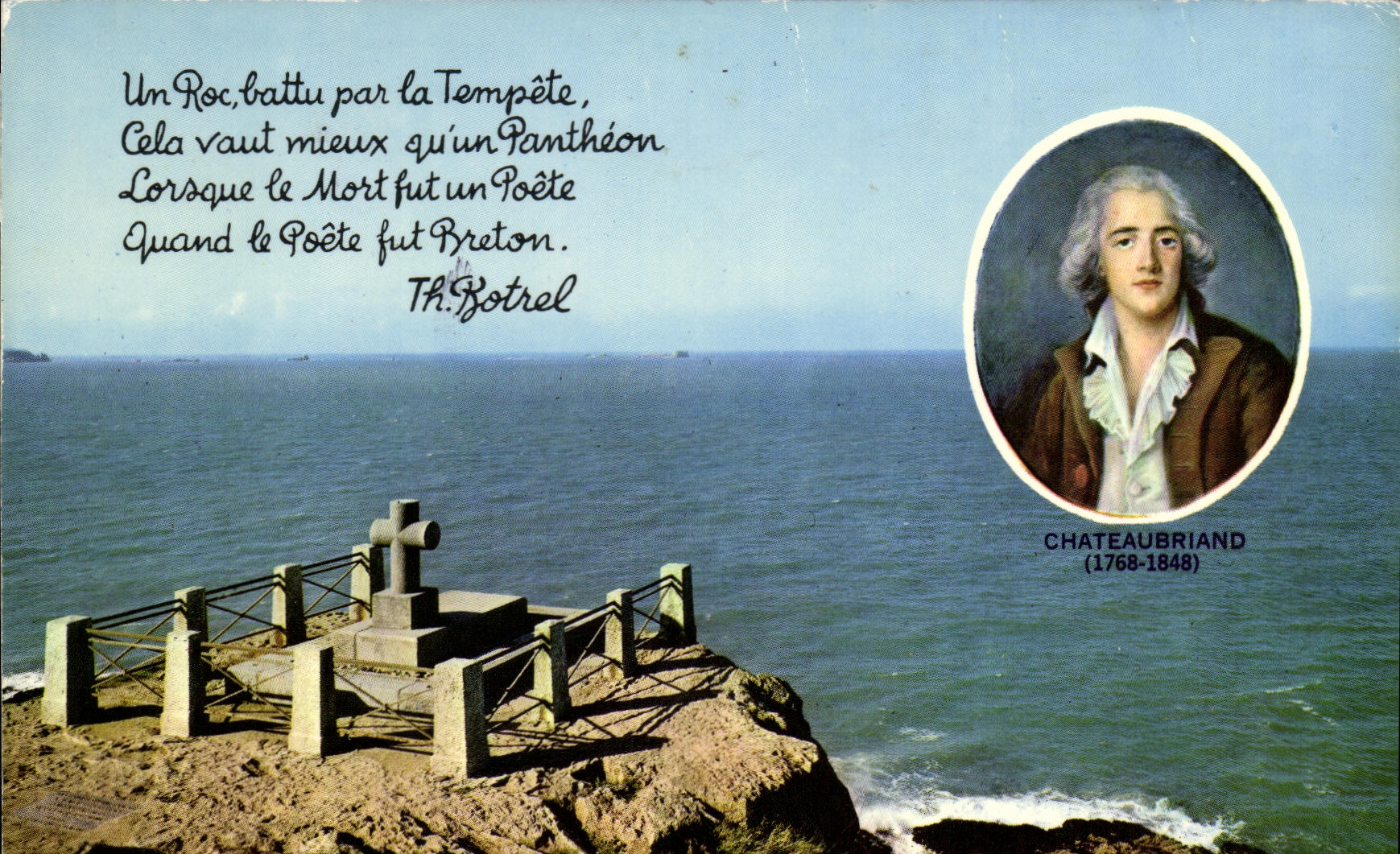 CPM Saint Malo Cite Corsaire Tombeau de Chateaubriand