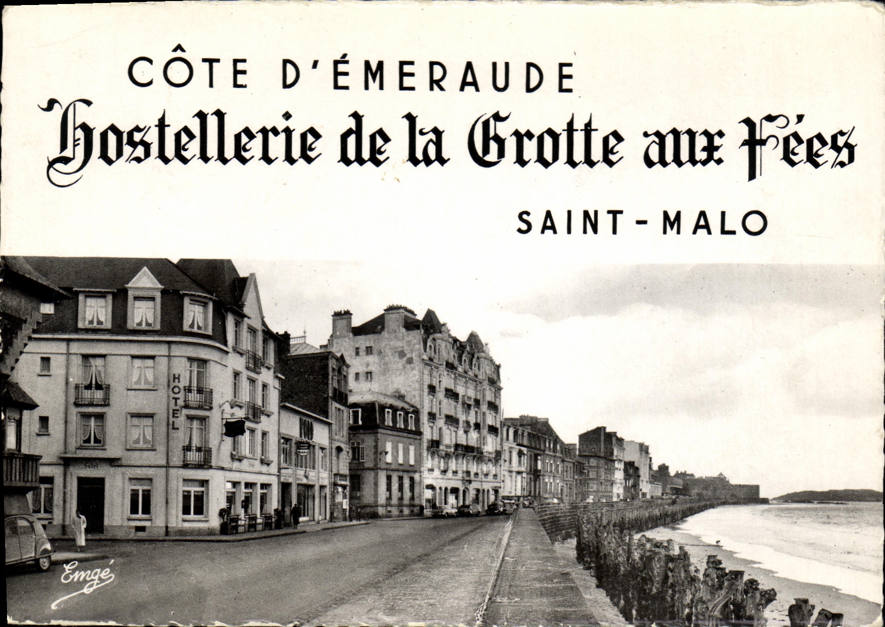 MODERN CARD Holy Malo Hotel trade of the cave to the fairies