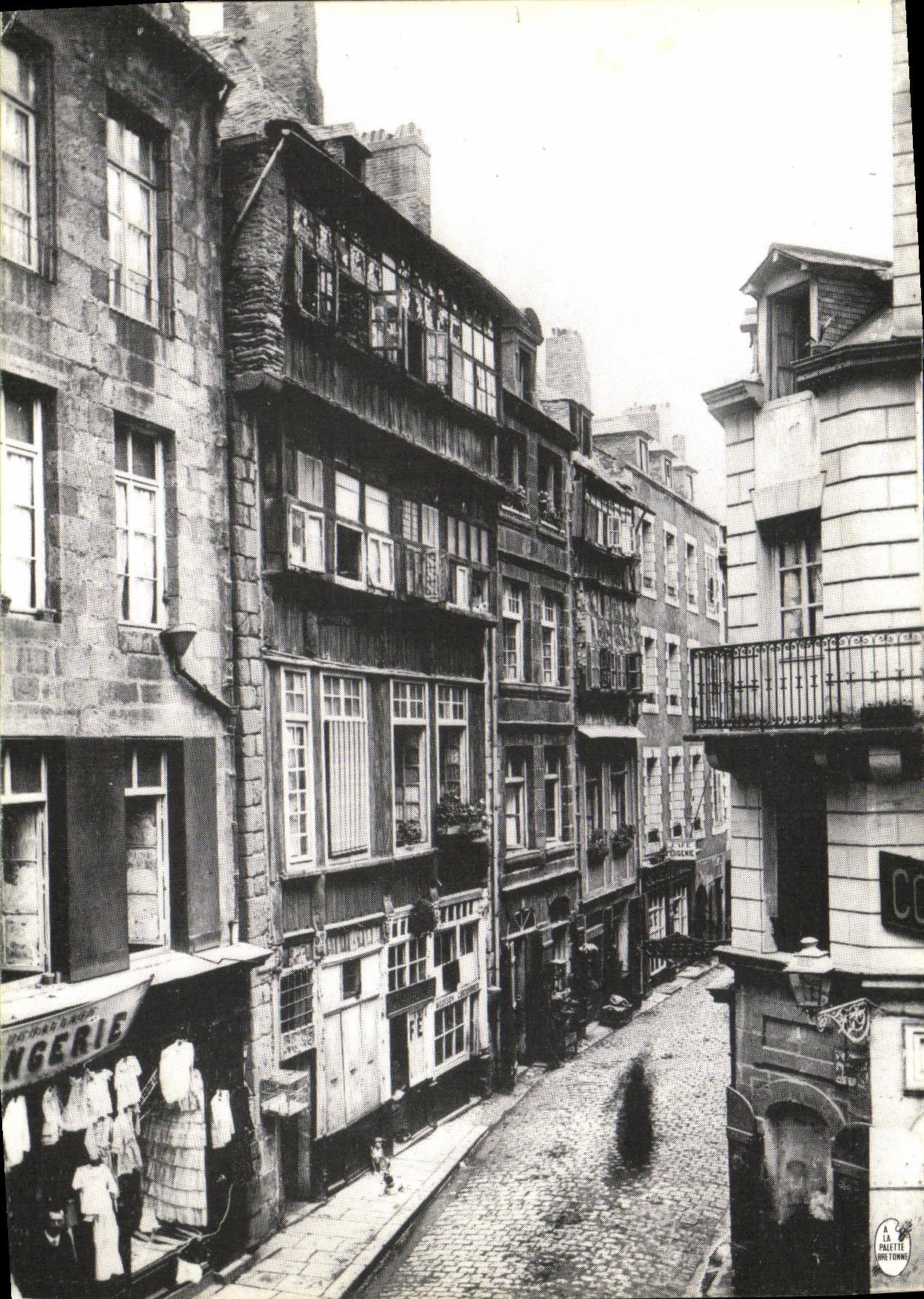 MODERN CARD Holy Malo the native house of the corsair Duguay Trouin