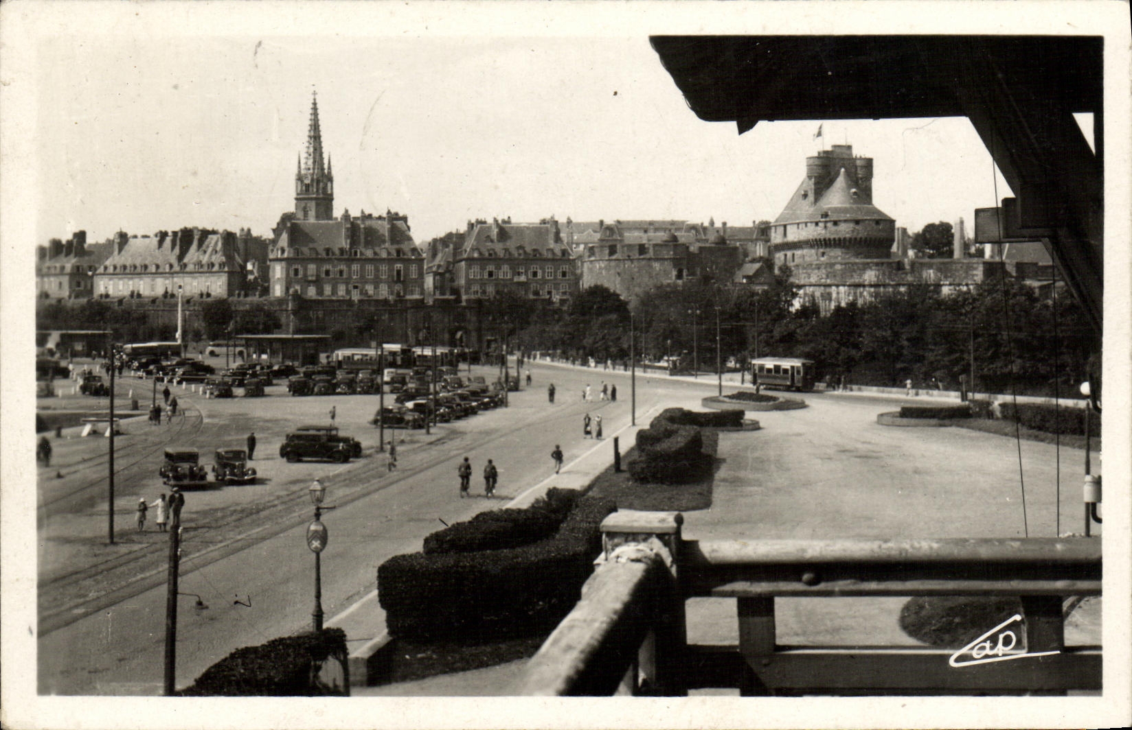 CPM St Malo Le Chateau et la Ville