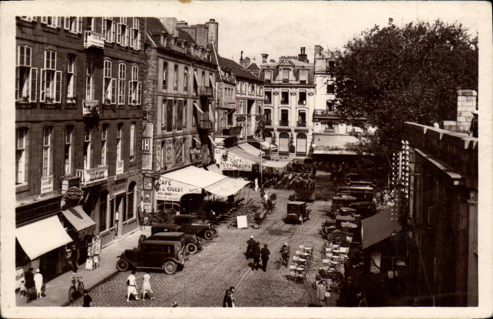 MODERN CARD St Malo Places Chateaubriant Coffee of L Western