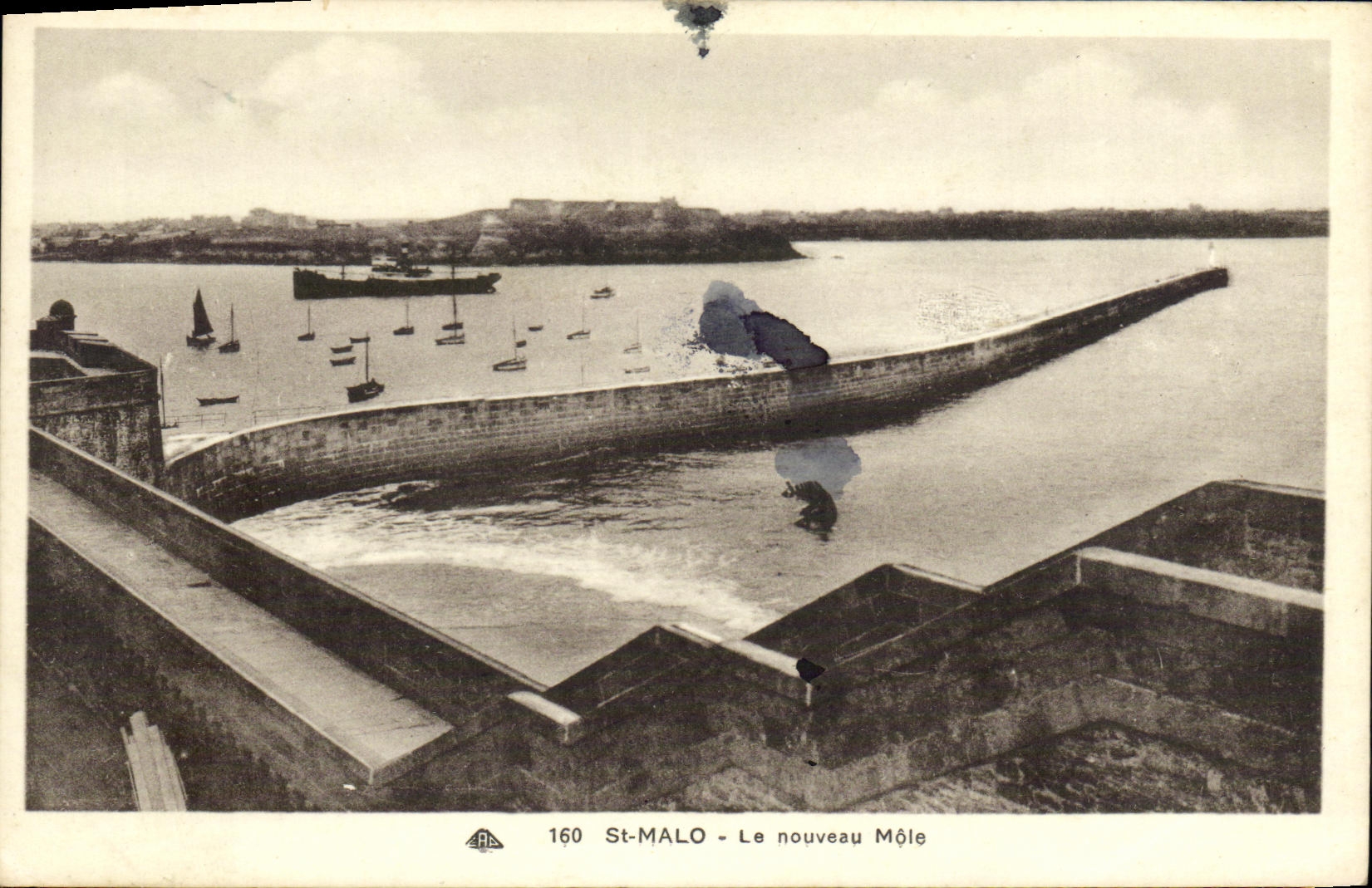 CPA St Malo Le Nouveau Mole