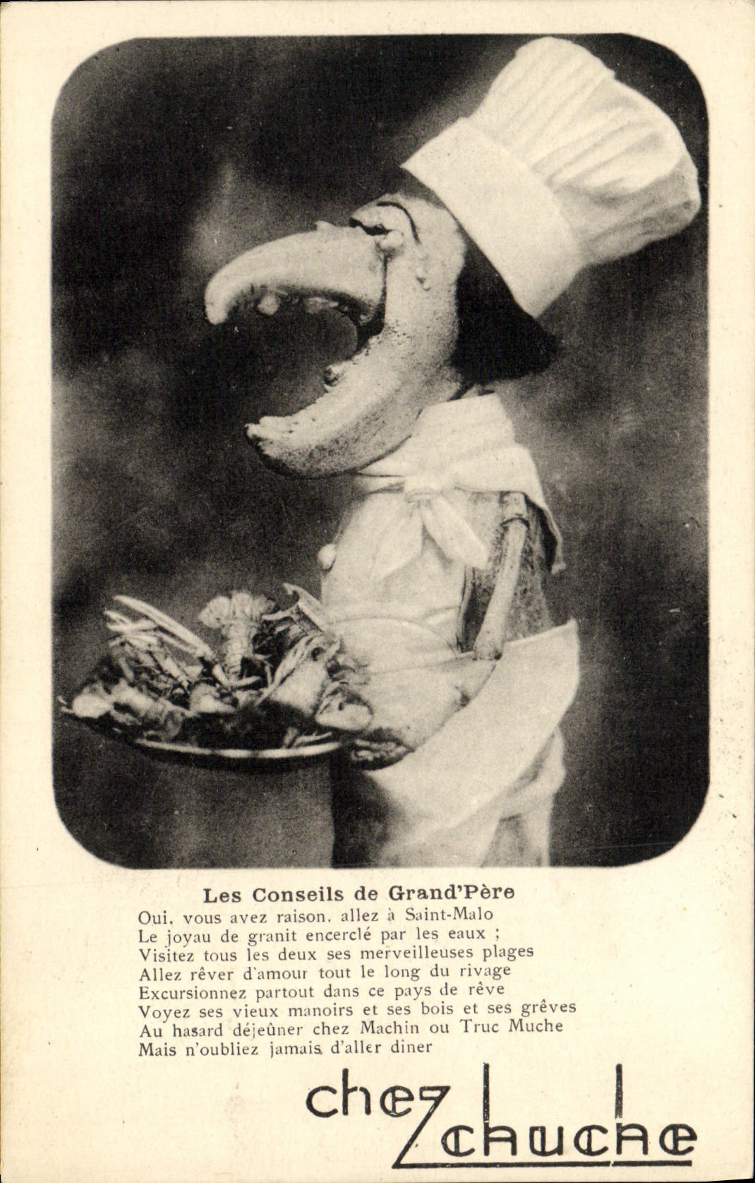 CPA St Malo Chez Zchauche Homard 