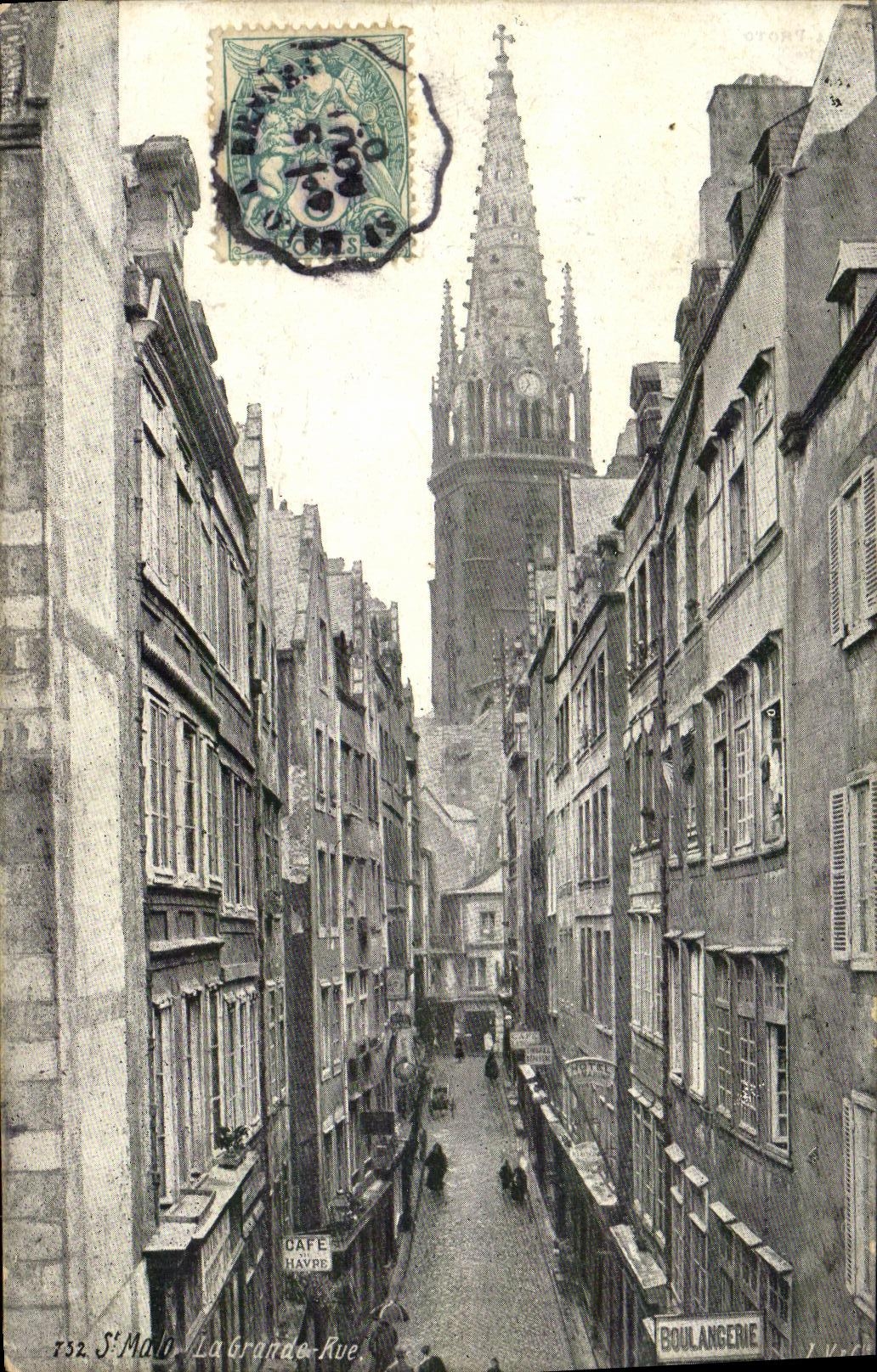 CPA St Malo La grande rue 