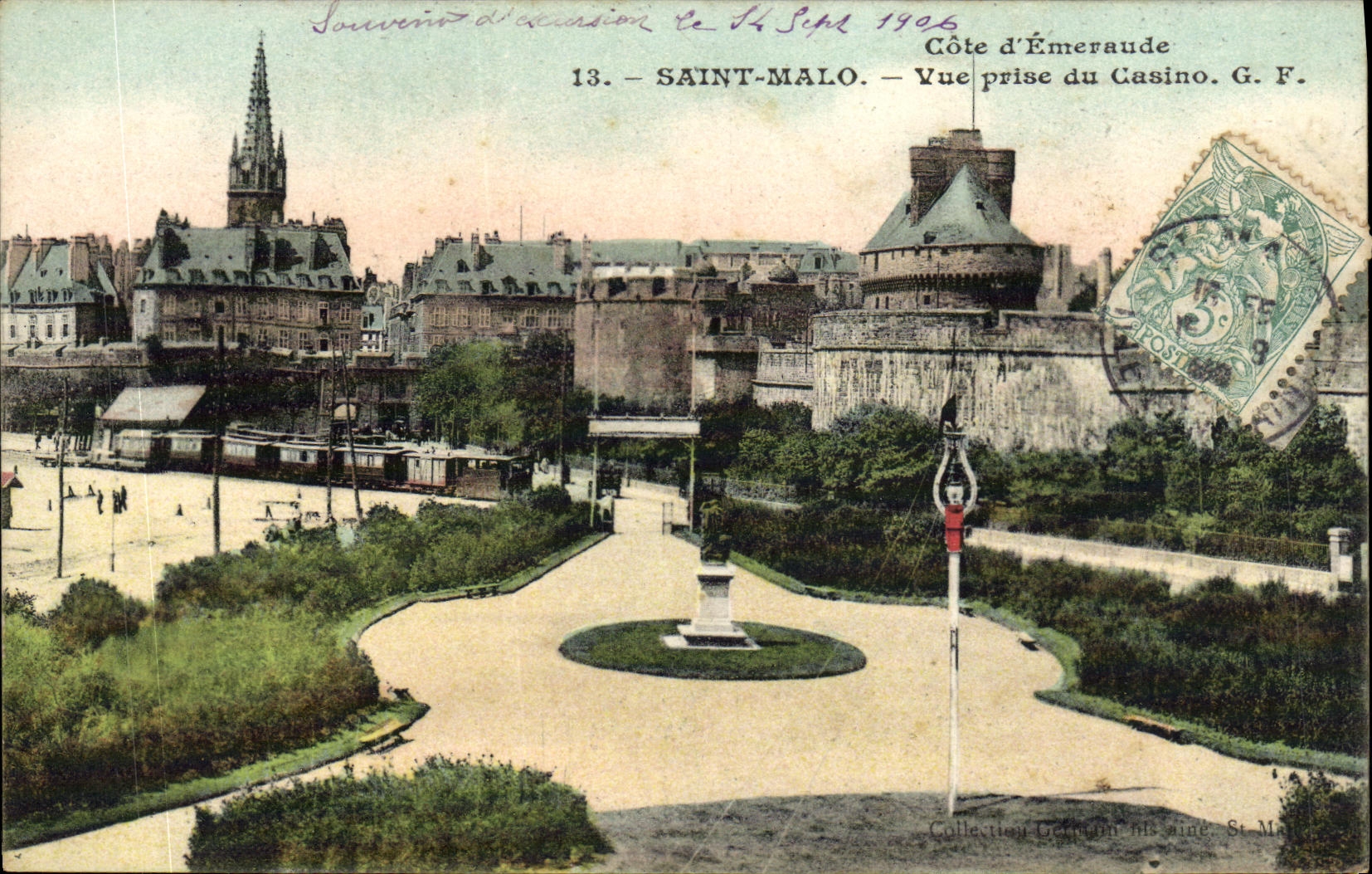 CPA Saint Malo Vue Prise du Casino