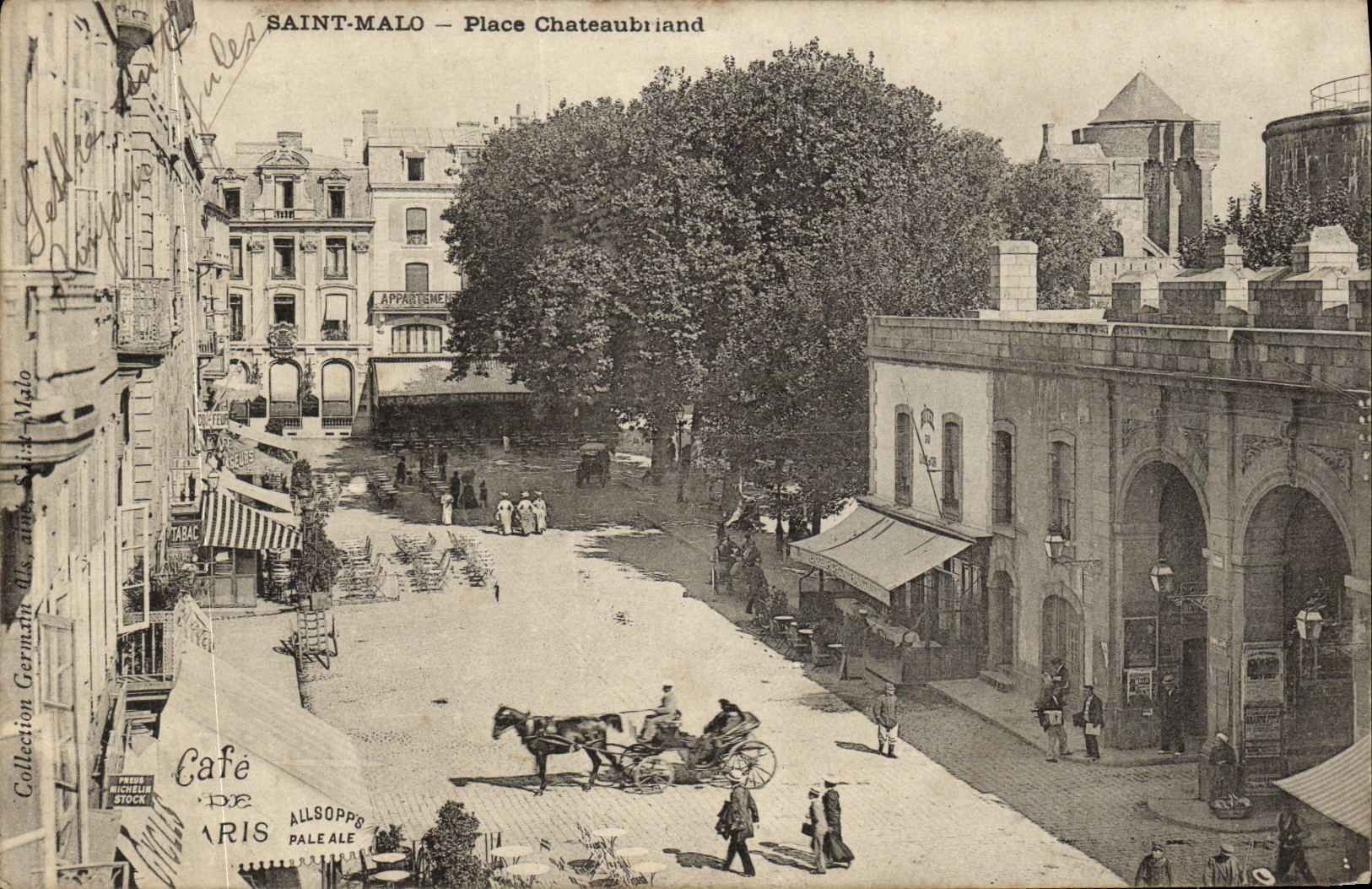 CPA Saint Malo Place Chateaubriand