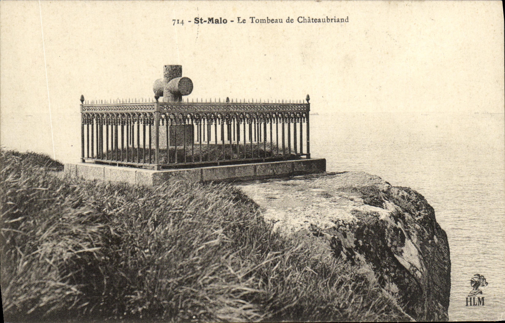 CPA Saint Malo Le Tombeau de Chateaubriand