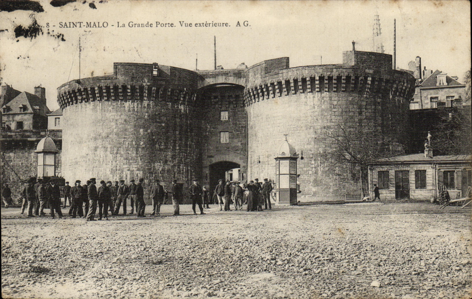 CPA St Malo La Grande Porte Vue Exterieure