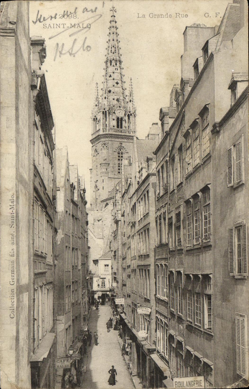 CPA St Malo La grande rue