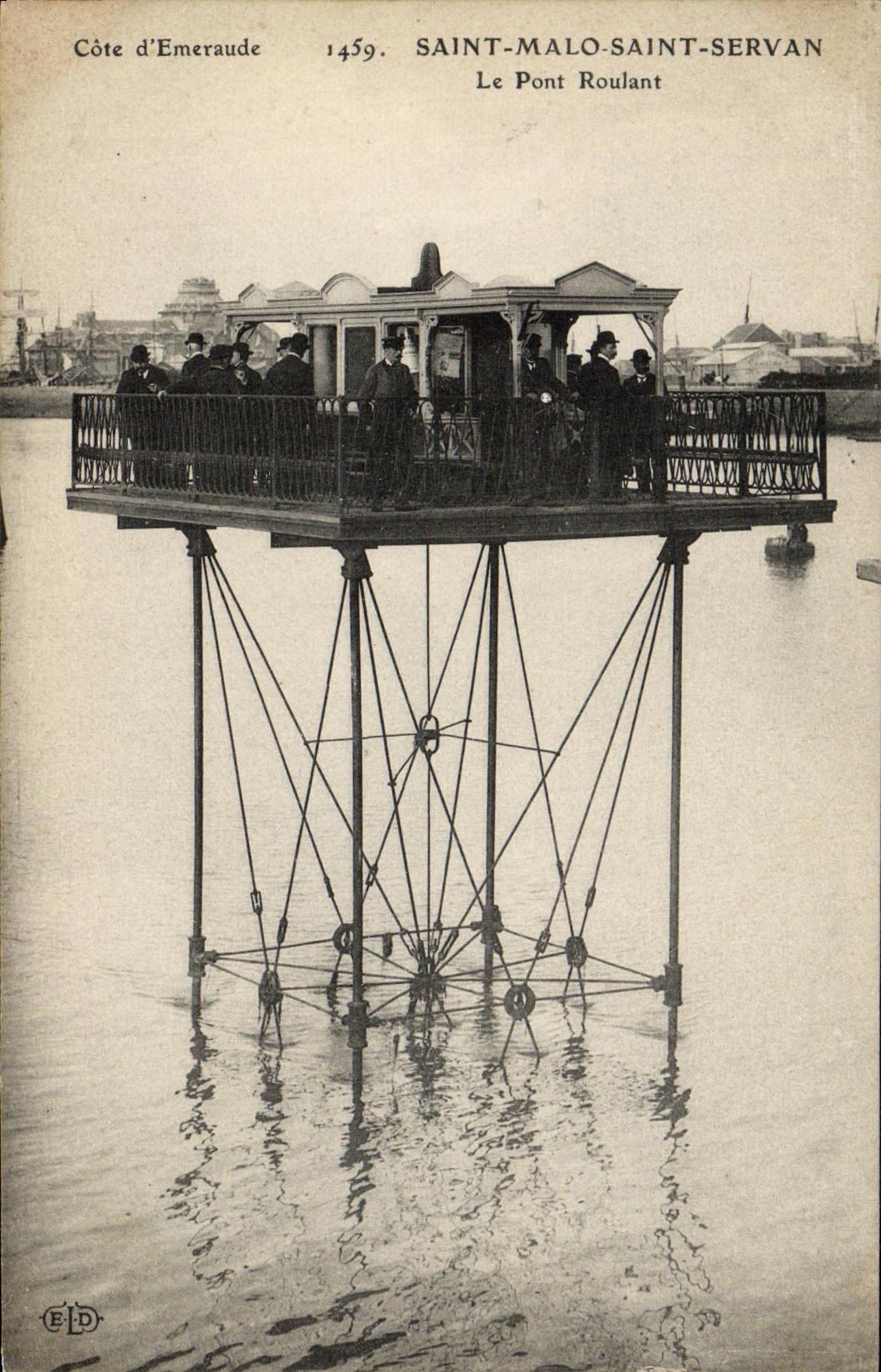 CPA St Malo Le pont roulant