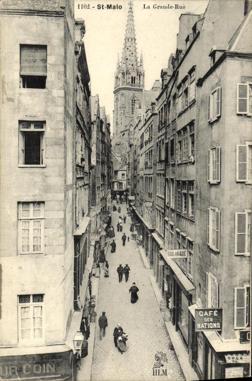 CPA St Malo La Grande Rue
