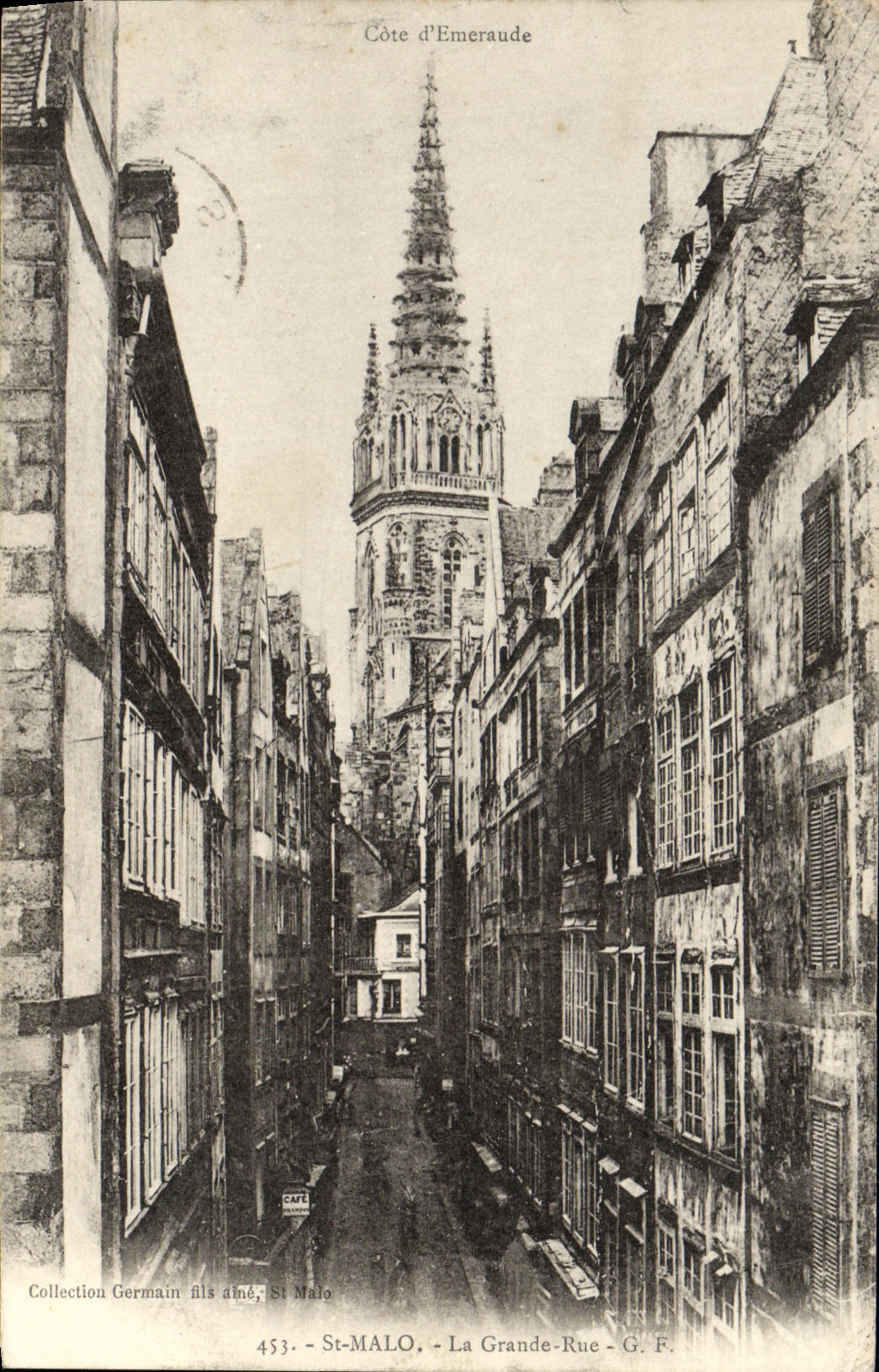 CPA St Malo La grande rue