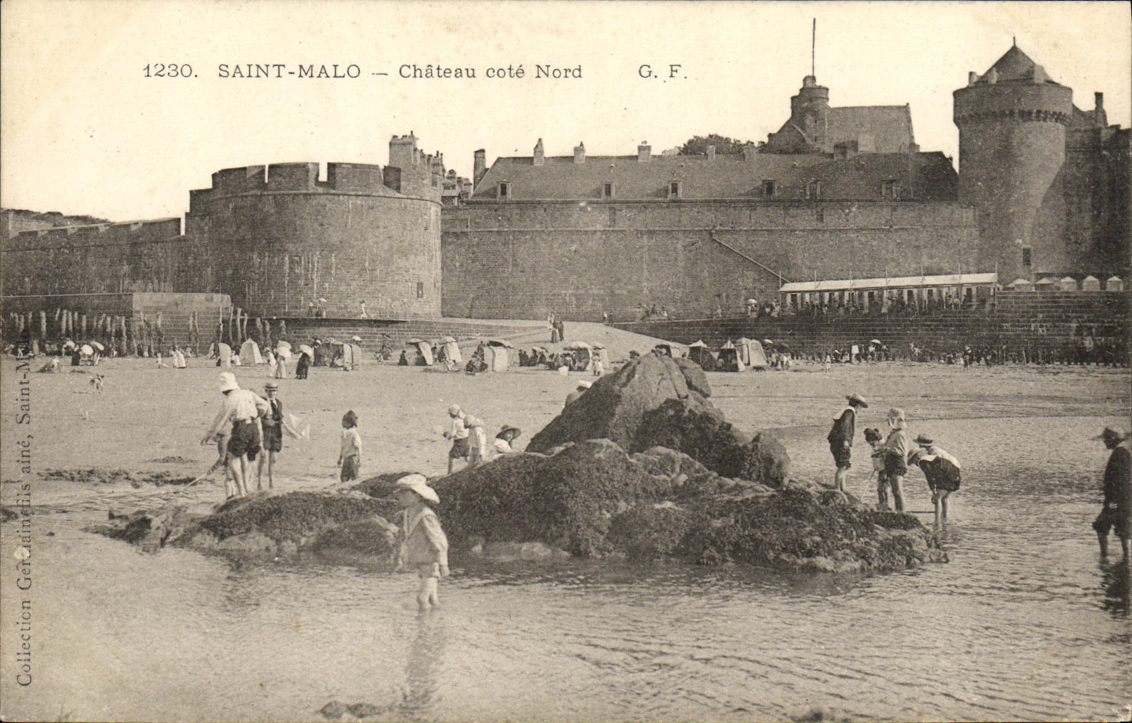 CPA Saint Malo Chateau Cote Nord
