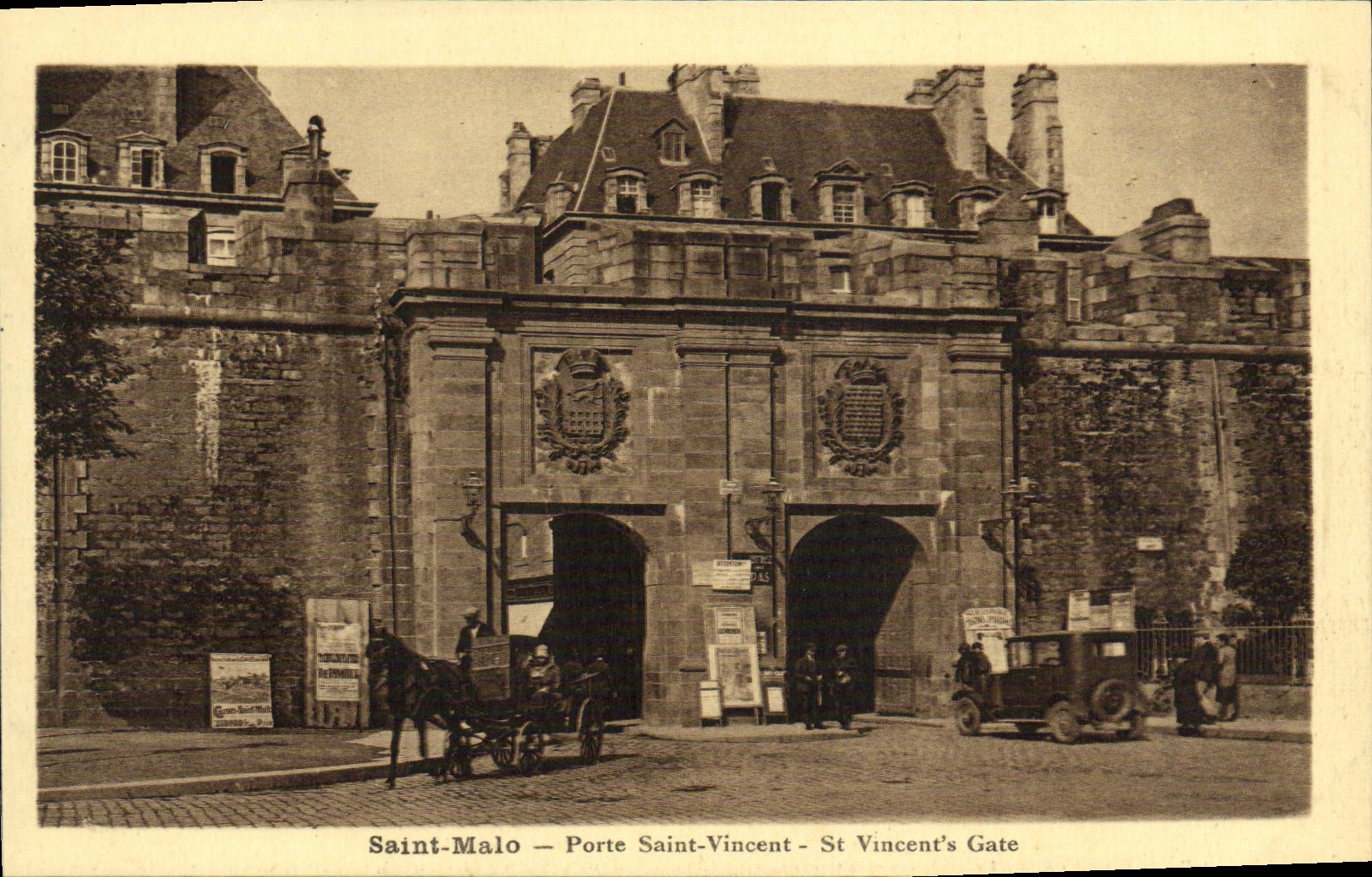 CPA St Malo Porte saint Vincent 