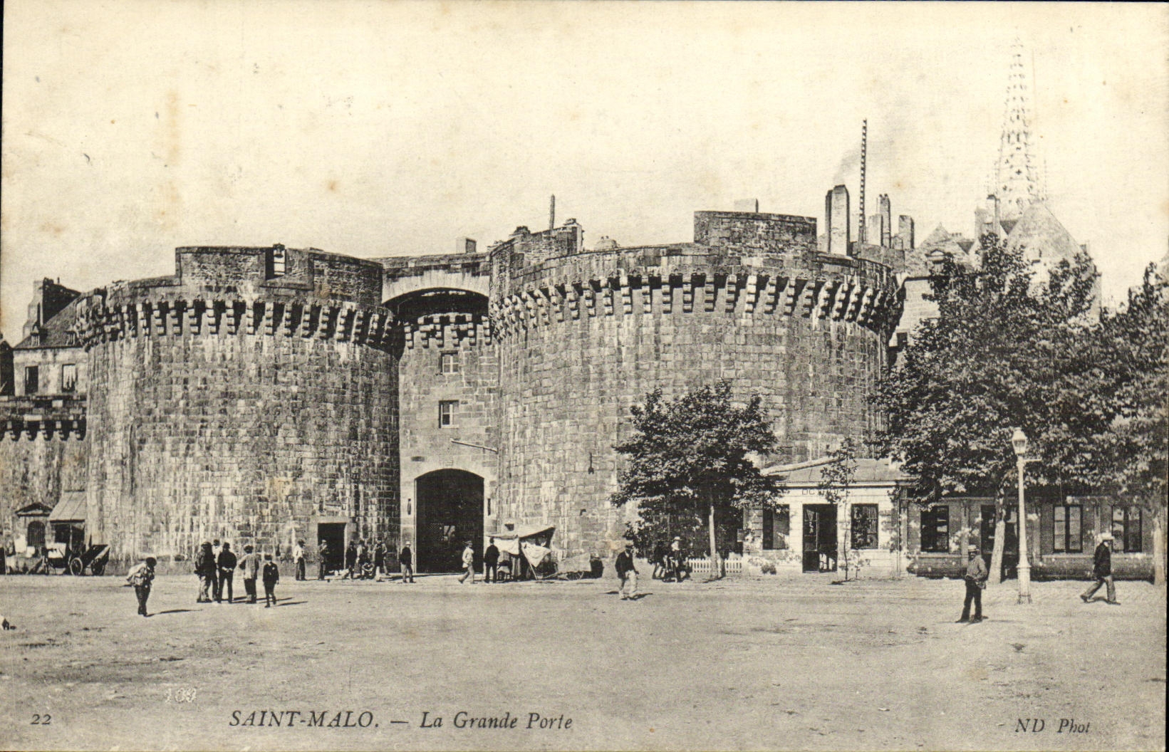 CPA Saint Malo La Grande Porte