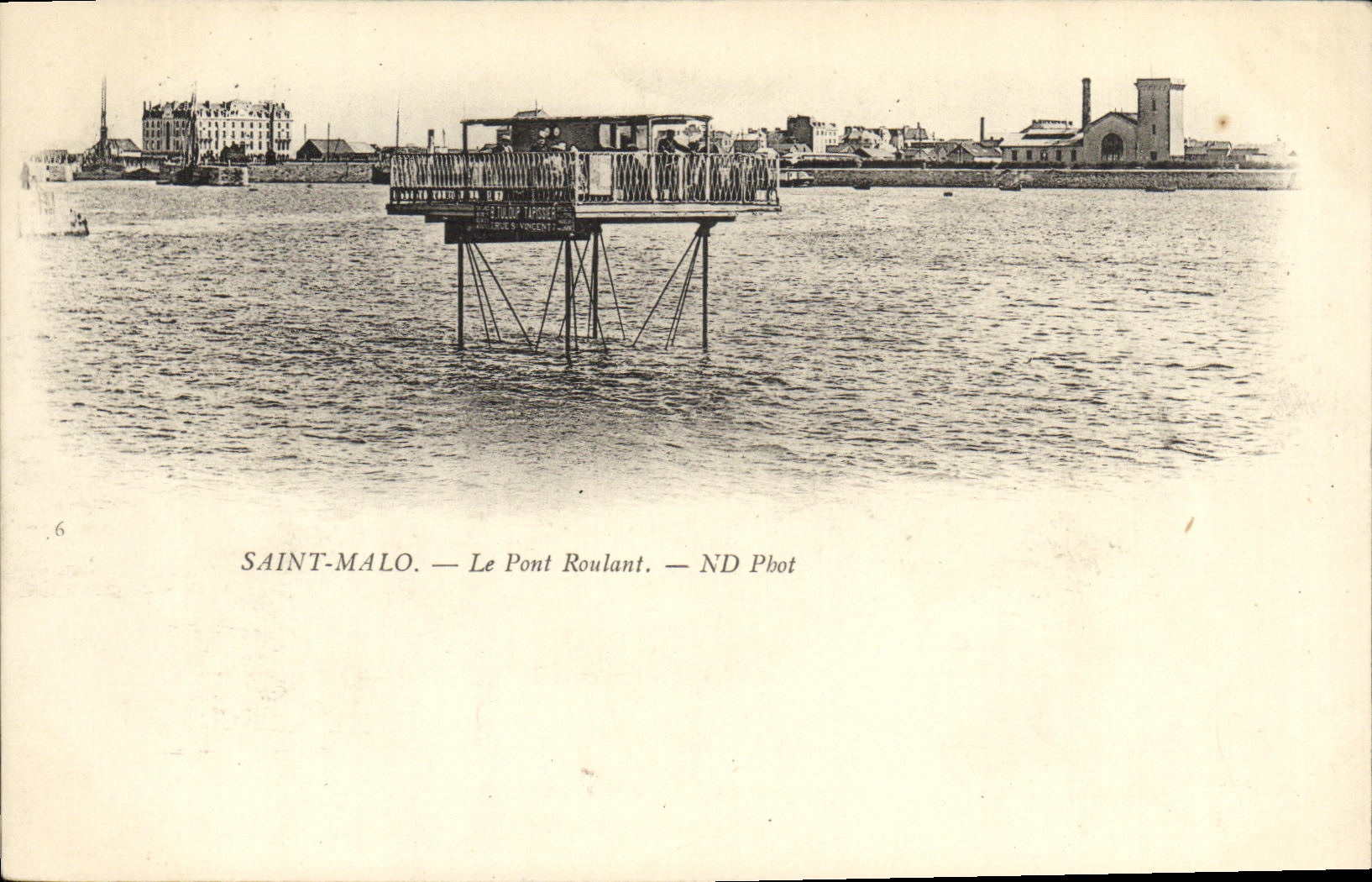 CPA Saint Malo Le Pont Roulant