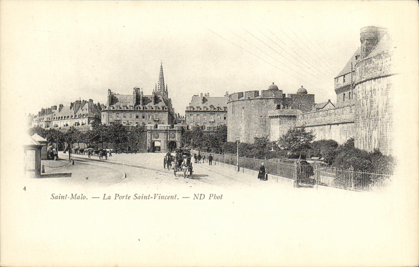 CPA Saint Malo La Porte Saint Vincent 