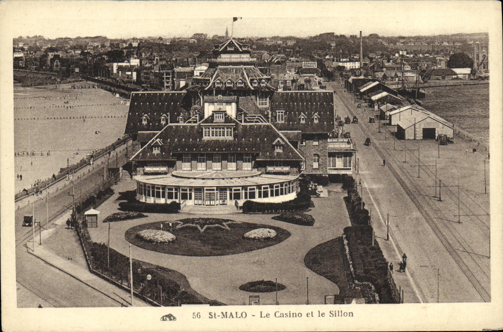 CPA Saint Malo Le Casino et le Sillon