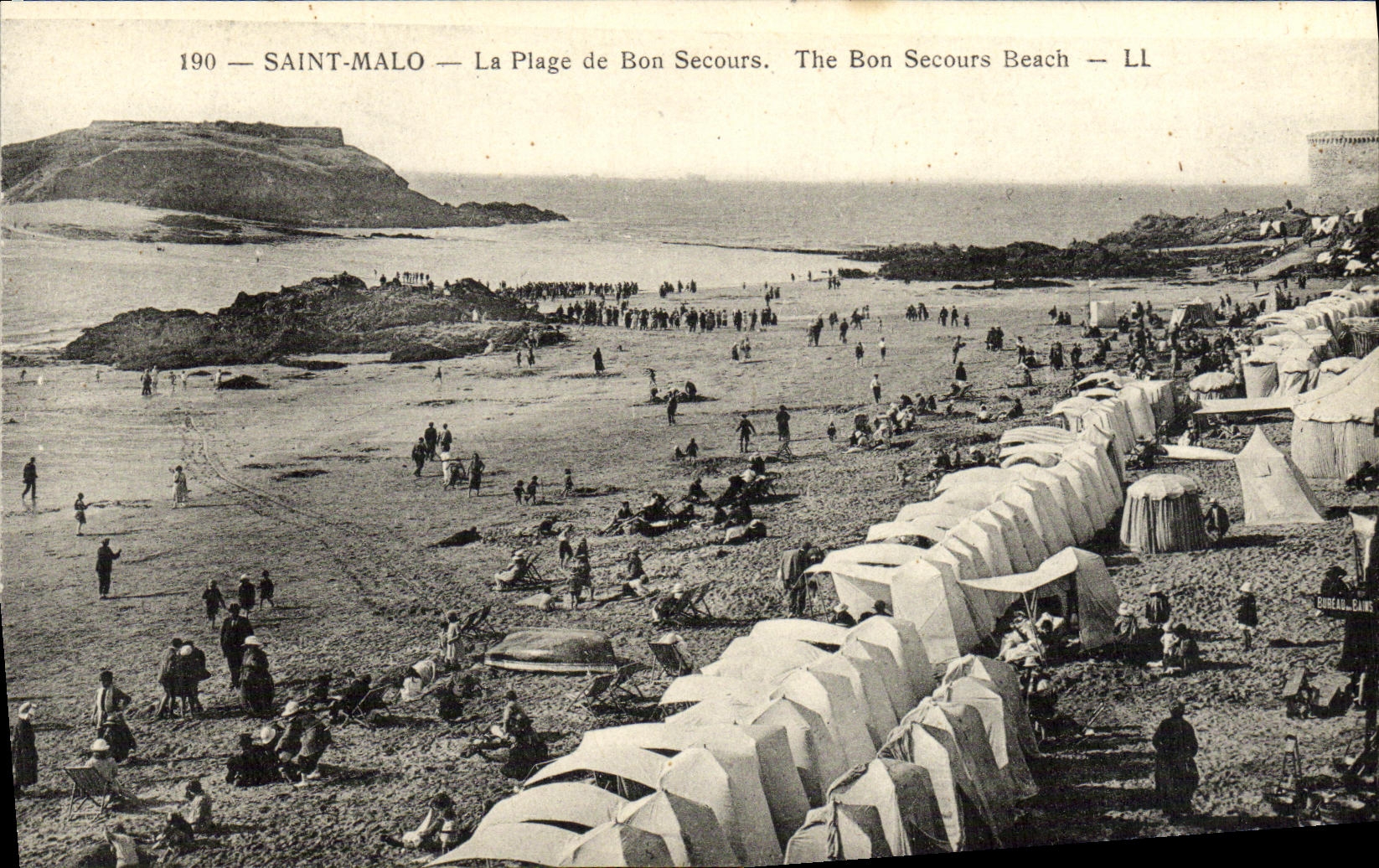 CPA Saint Malo Le Plage de Bon Secours