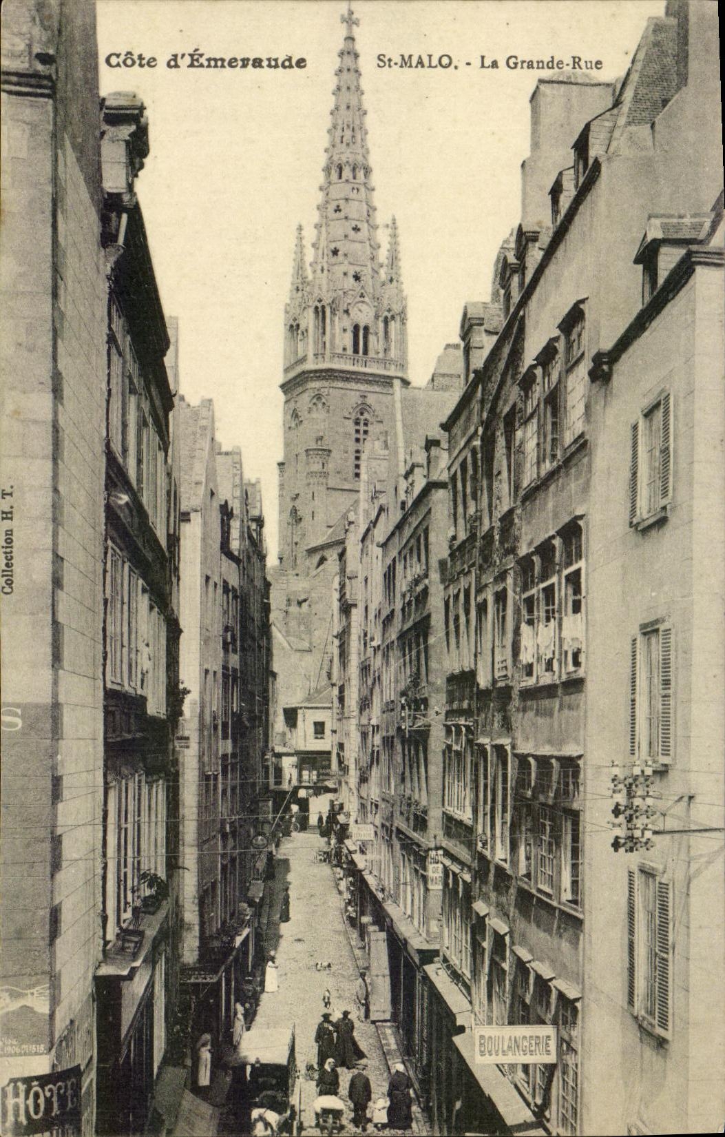 CPA Saint Malo Le Grande Rue