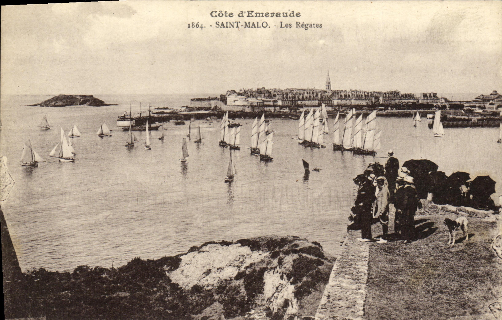 CPA St Malo Les Regates Baateaux