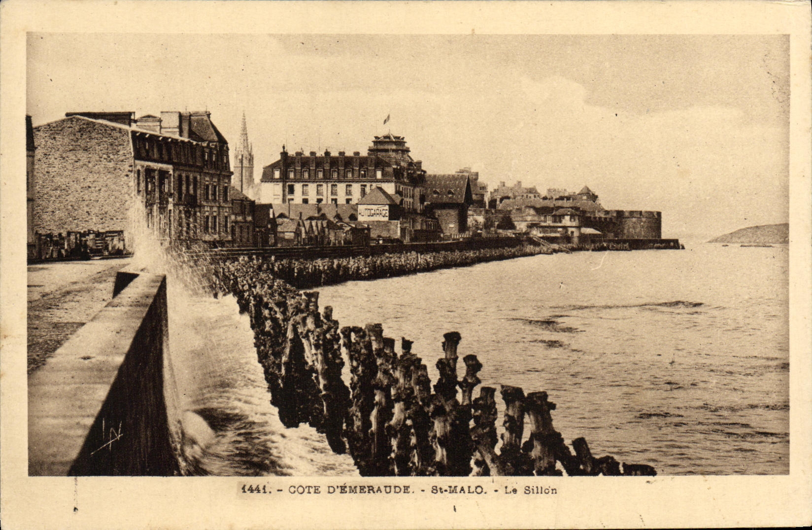 VINTAGE POSTCARD St Malo the Furrow