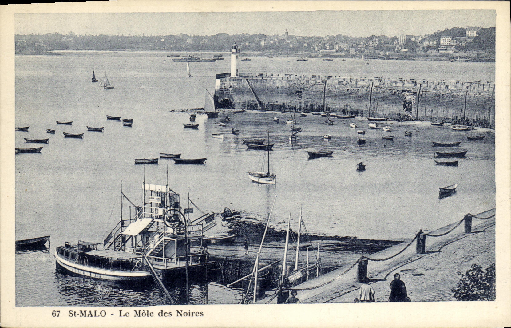 CPA St Malo Le Mole des Noires