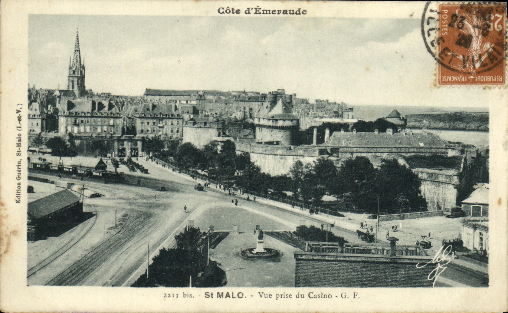 CPA St Malo Vue prise du Casino