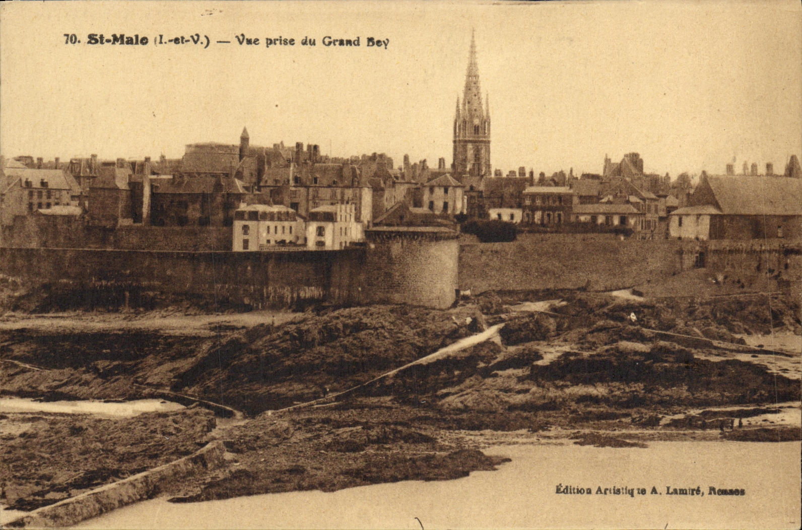 CPA St Malo Vue prise du Grand Bey