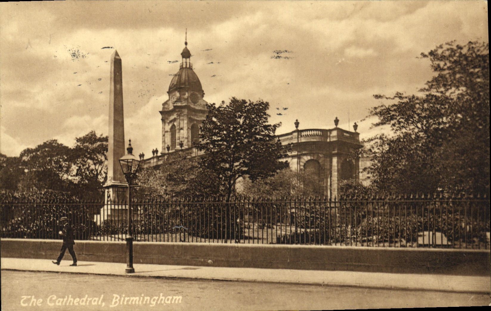 VINTAGE POSTCARD The Cathedral Birmingham
