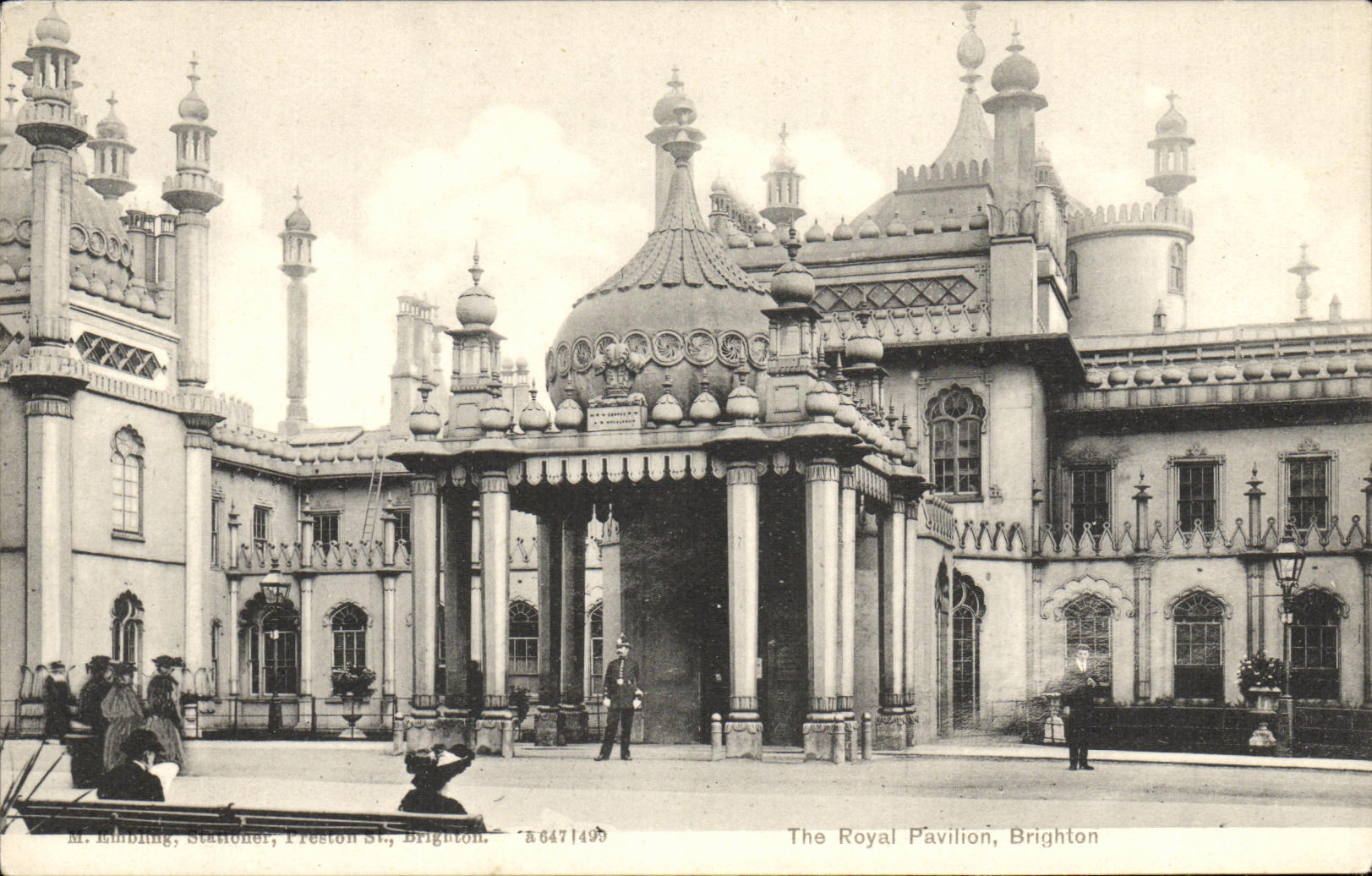VINTAGE POSTCARD Royal The Brighton House