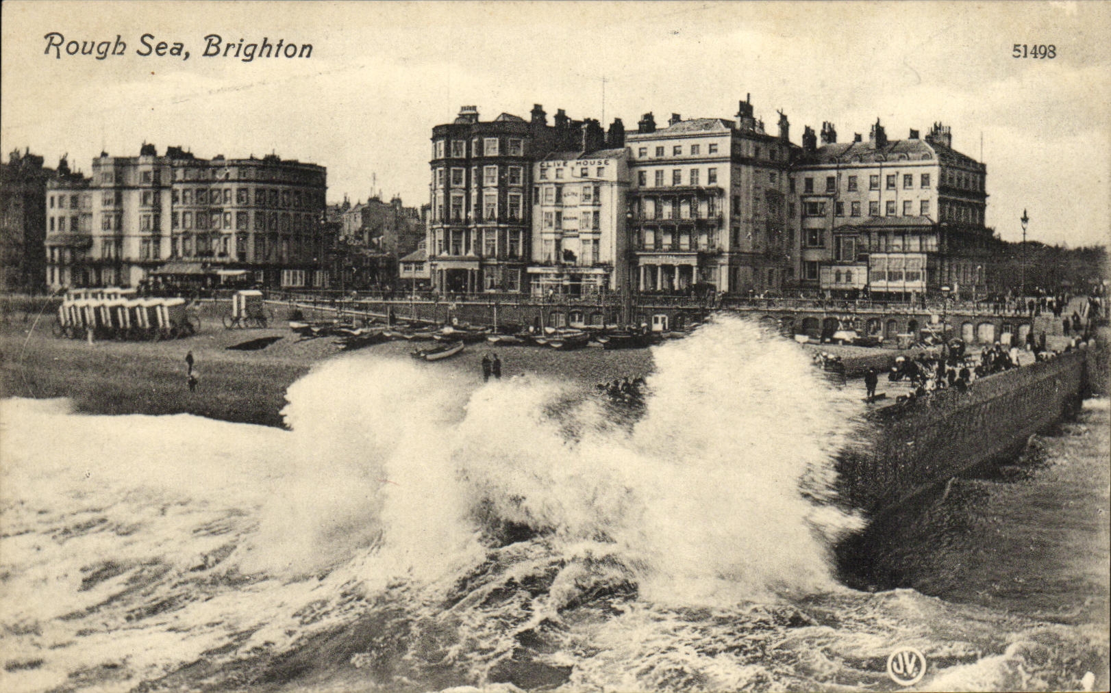 CPA Rough Sea Brighton 